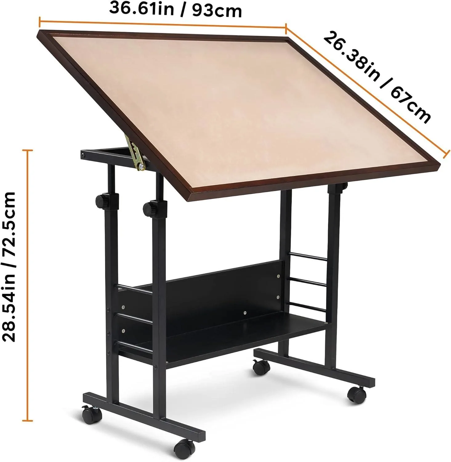 1500 Piece Tilting Puzzle Table with Cover Mat, Puzzle Board with 5 Tilt Angle & Height Adjustment
