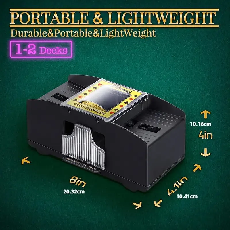 Battery-Operated Automatic Card Shuffler - Scratch and Dent
