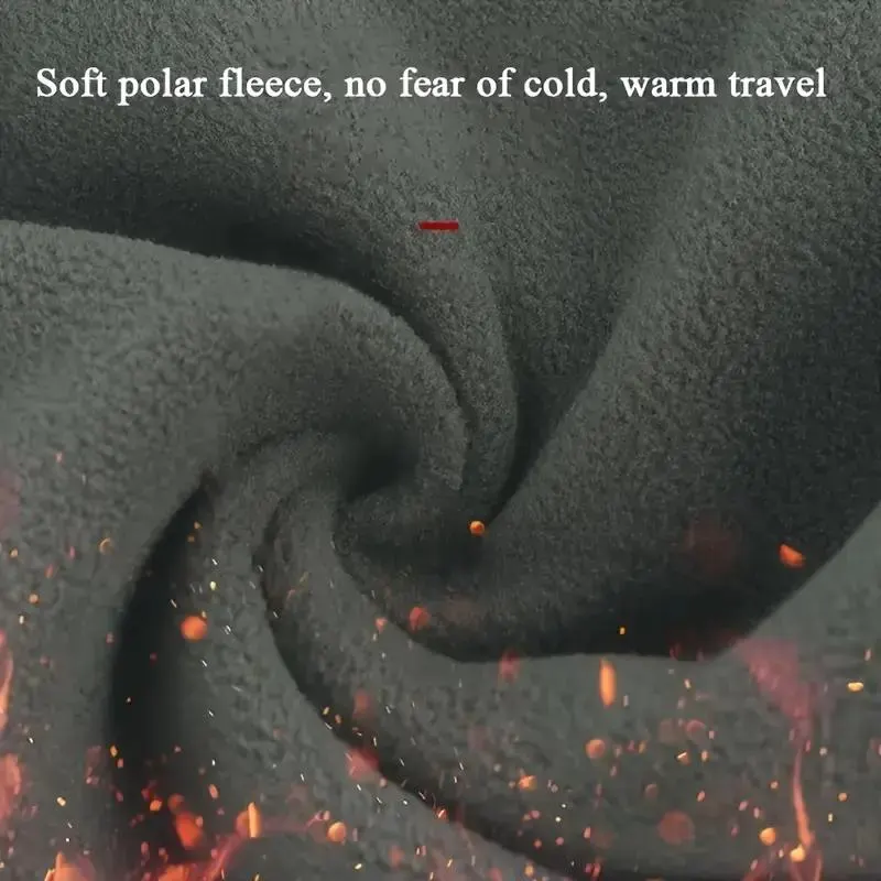 3pcs Winter Essentials Set: Touchscreen-Friendly Gloves, Thick Fleece-Lined Socks & Windproof Balaclava with Ear Protection