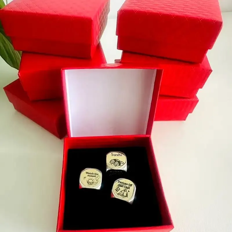 3pcs Stainless Steel Decision-Making Dice Set