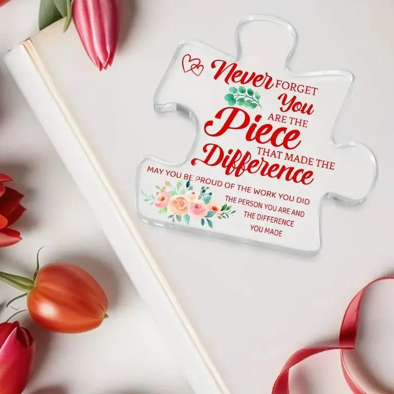 Versatile Acrylic Puzzle Plaque