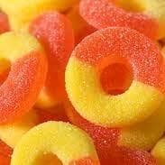Candy Sugar Stacks - Peach Gummy Rings