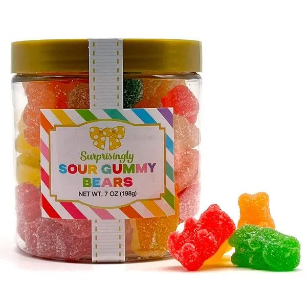 Candy Sugar Stacks - Sour Gummy Bears