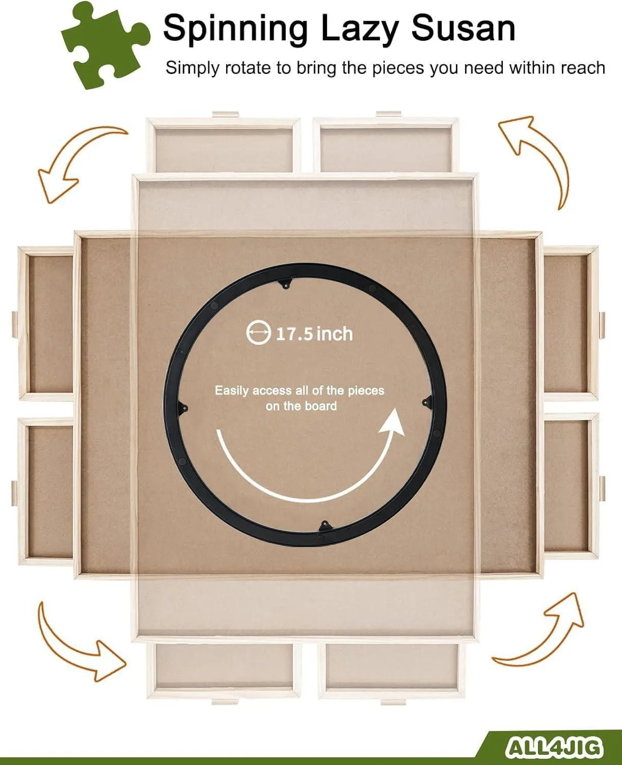 2000 Piece Rotating Puzzle Board