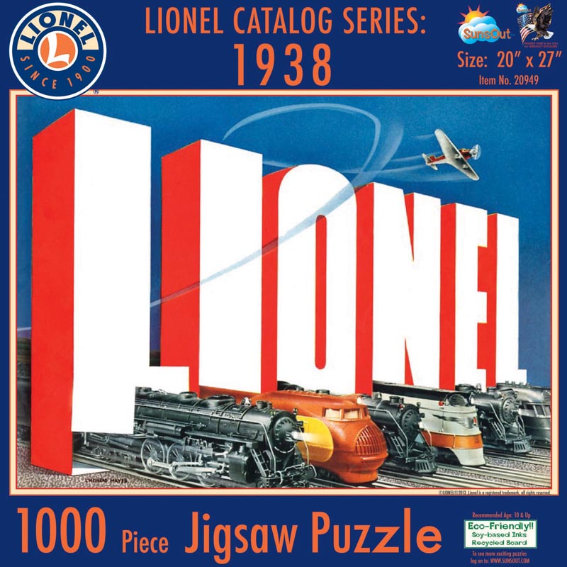 Lionel Series 1938 Train Jigsaw Puzzle