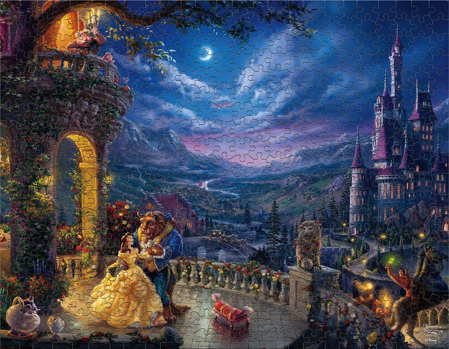 4 in 1 Thomas Kinkade Disney Princess