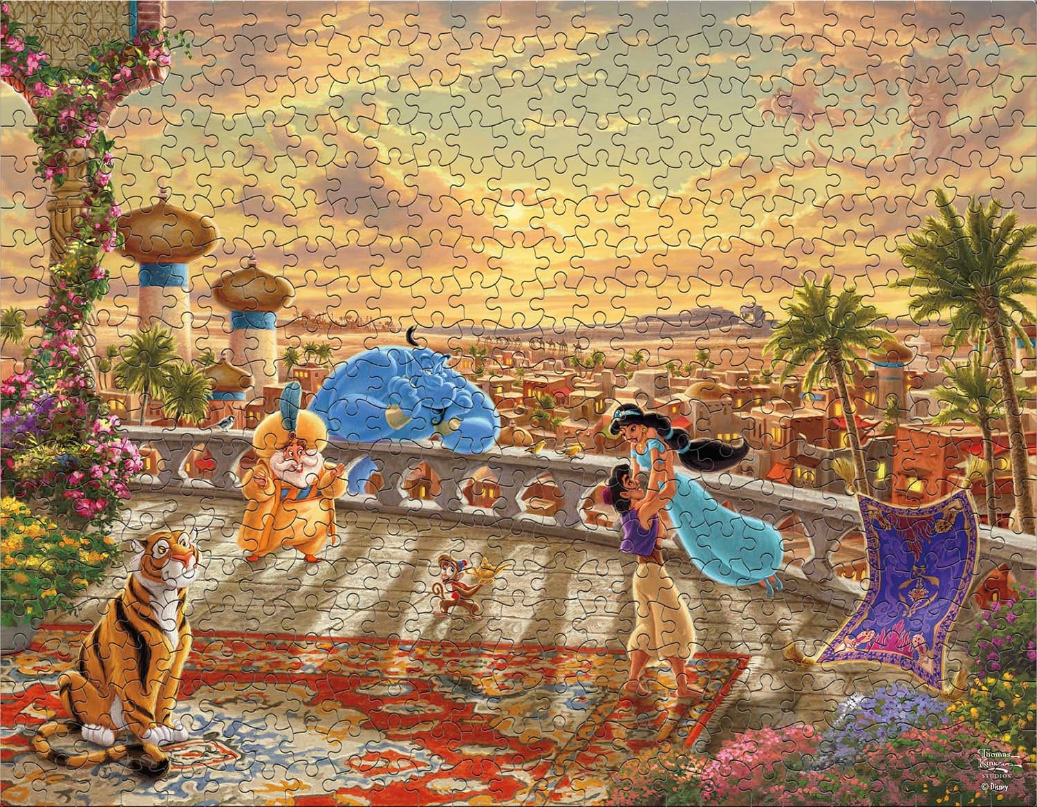 4 in 1 Thomas Kinkade Disney Princess