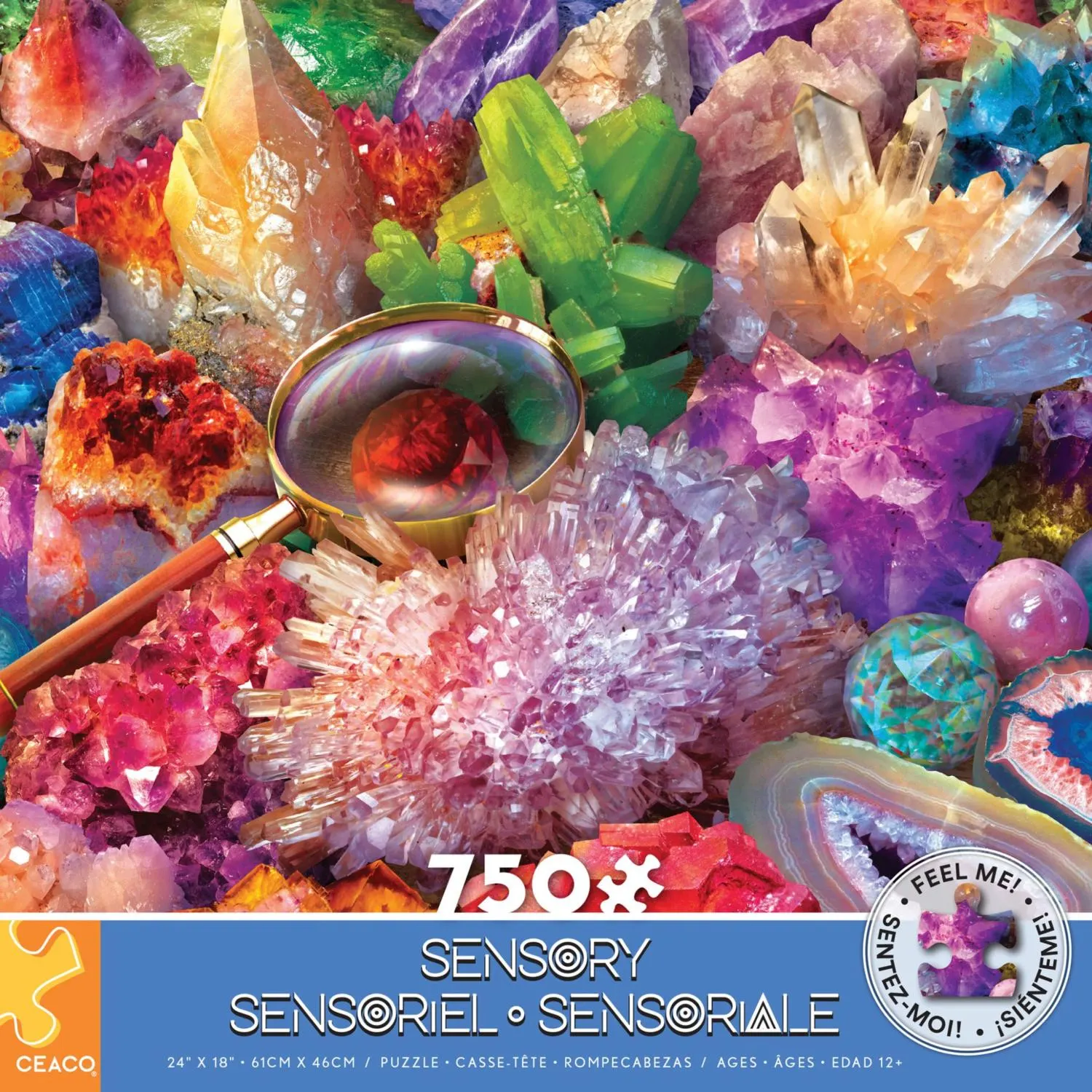 Sparkling Minerals Texture Collage