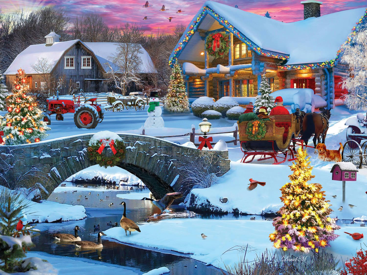 Sleigh Ride On Christmas Eve