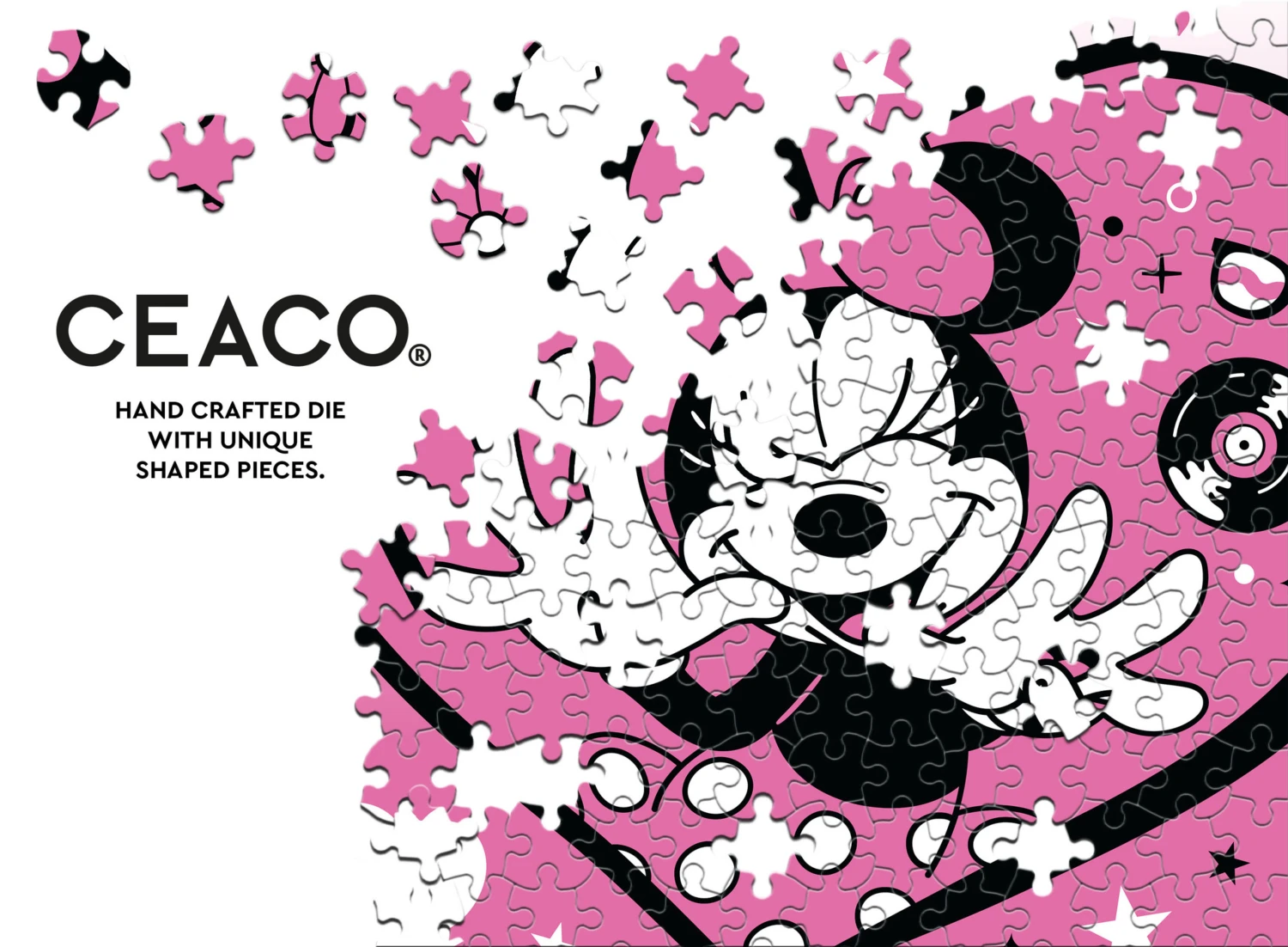 Minnie Heart Glitter