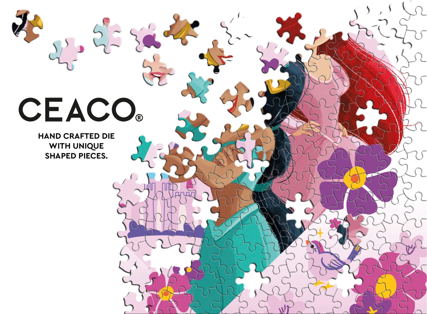 Princess Collage Glitter