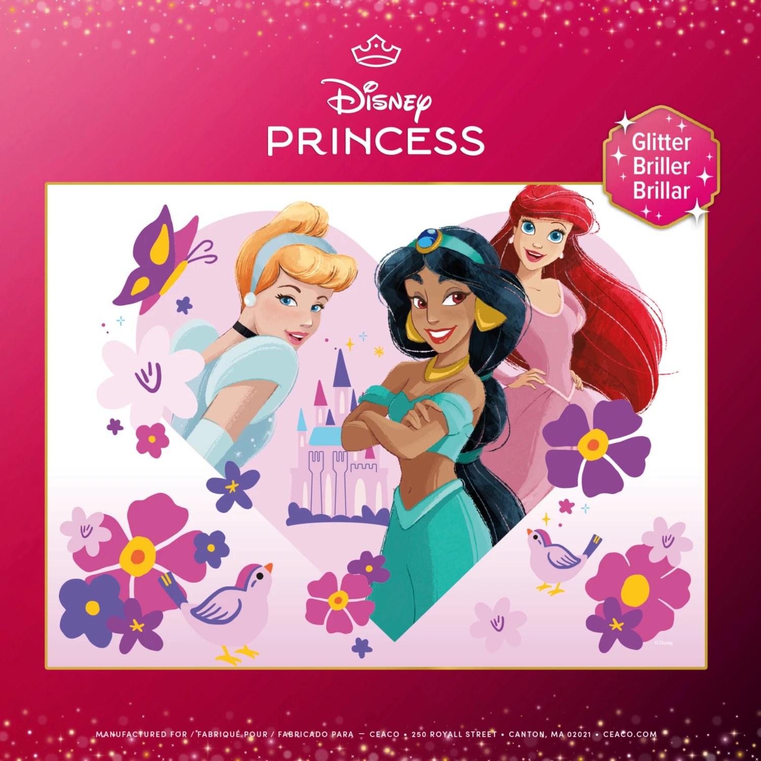 Princess Collage Glitter
