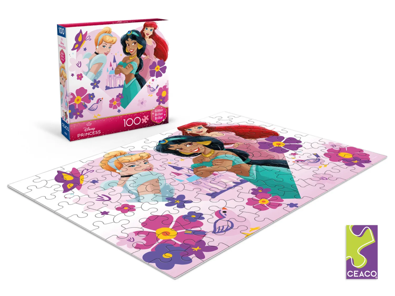 Princess Collage Glitter
