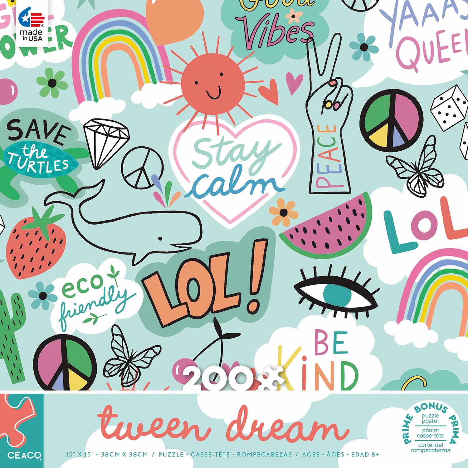 Tween Dream Quotes & Inspirational Jigsaw Puzzle