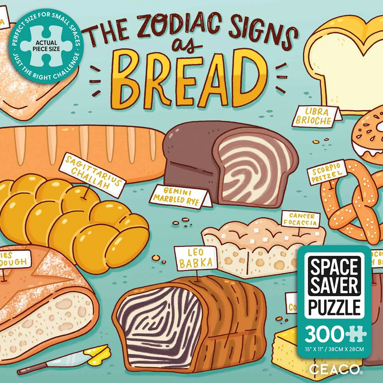 Bread Zodiac - Space Saver Puzzle