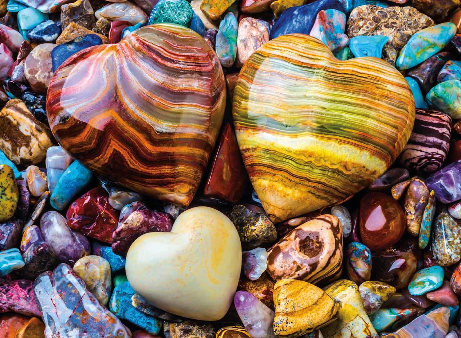 Heart Stones Collage
