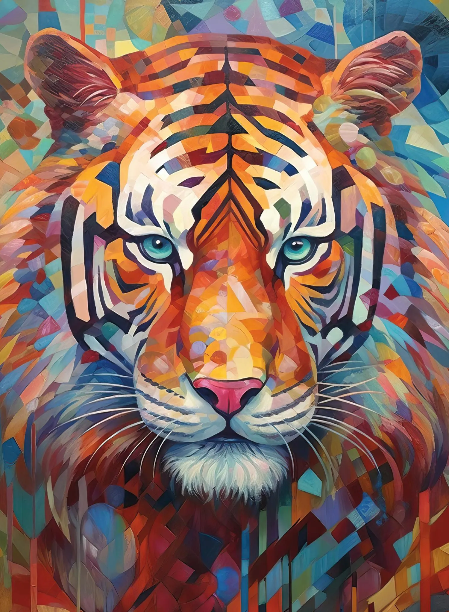 Tiger Colors Big Cats