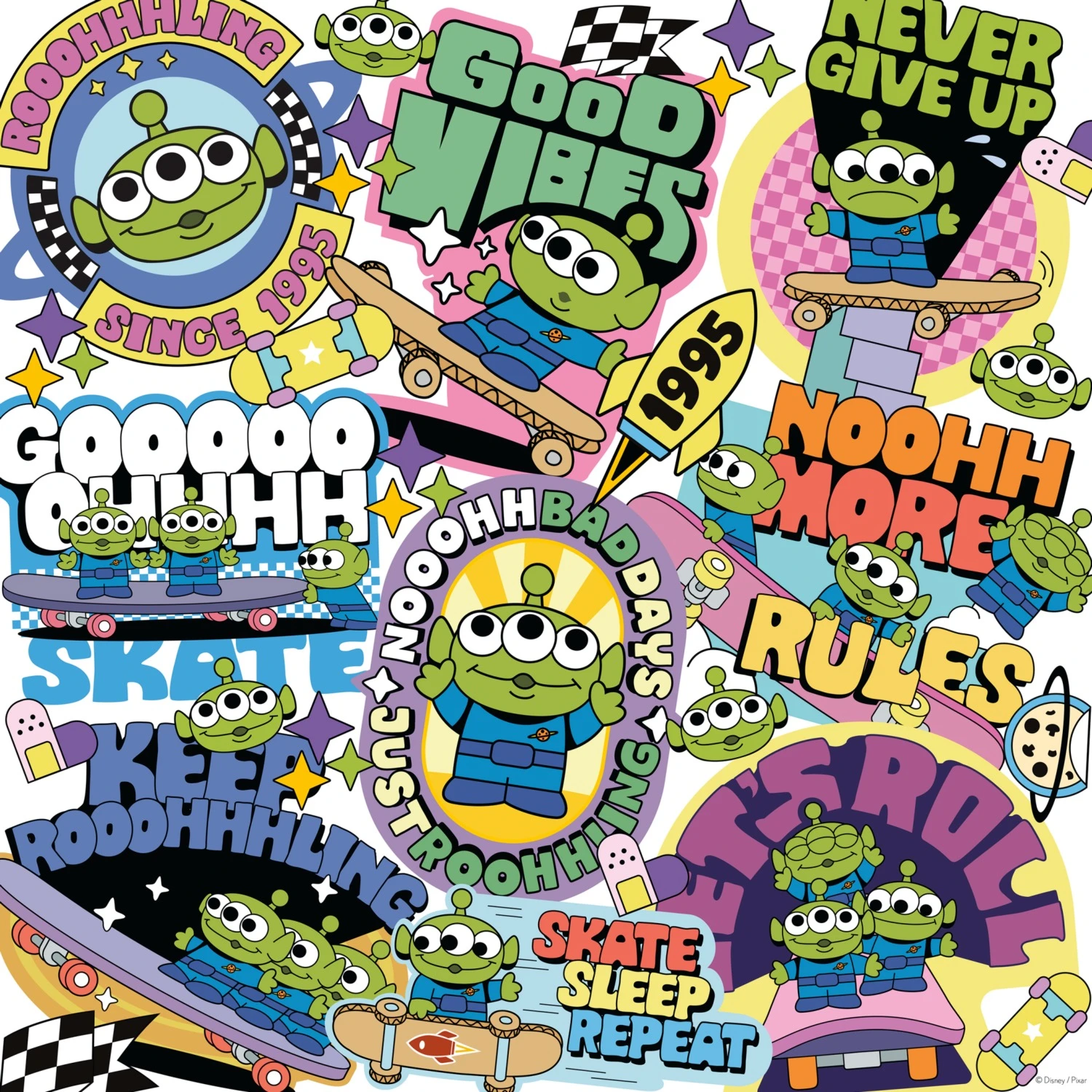 Alien Stickers - Toy Story