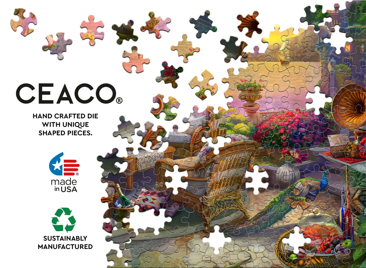 Sunset On An Italian Terrace