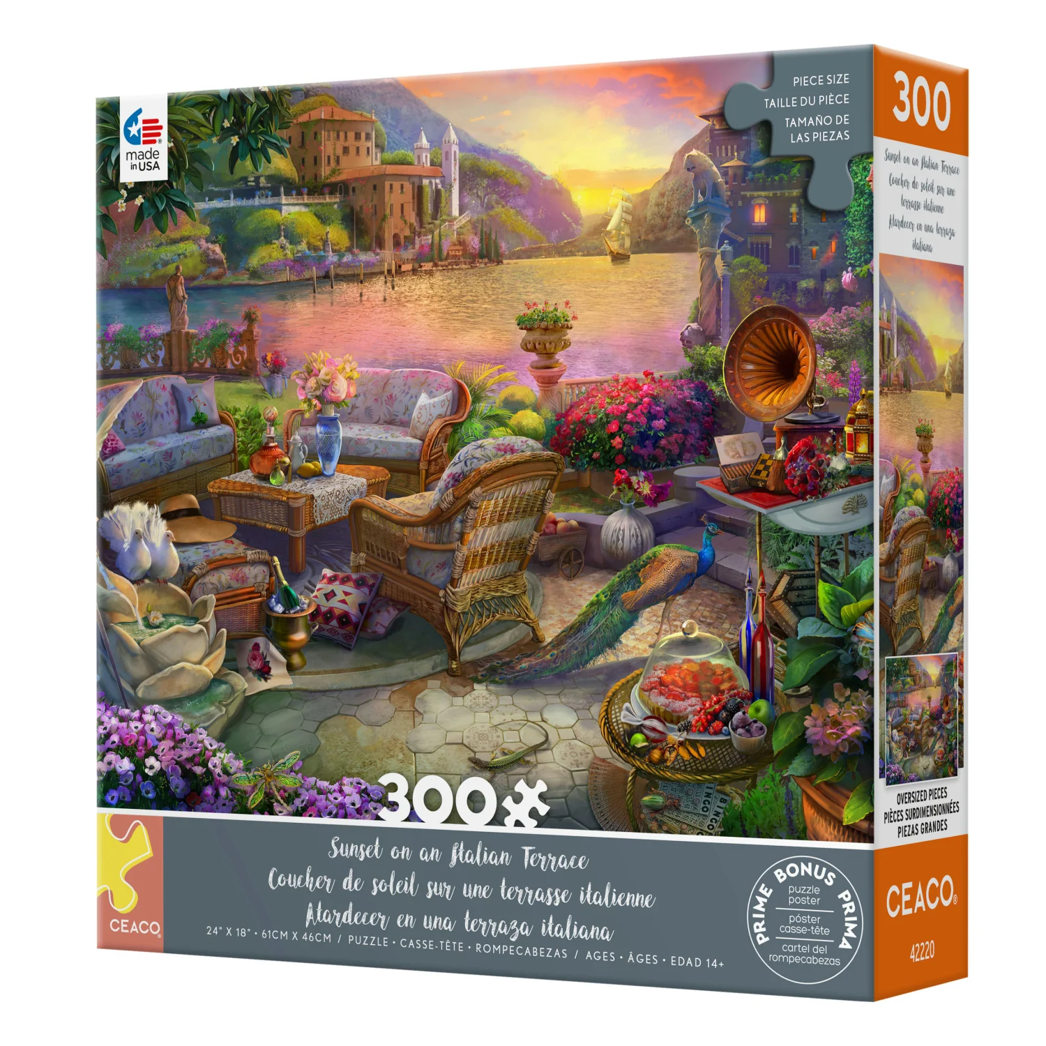 Sunset On An Italian Terrace