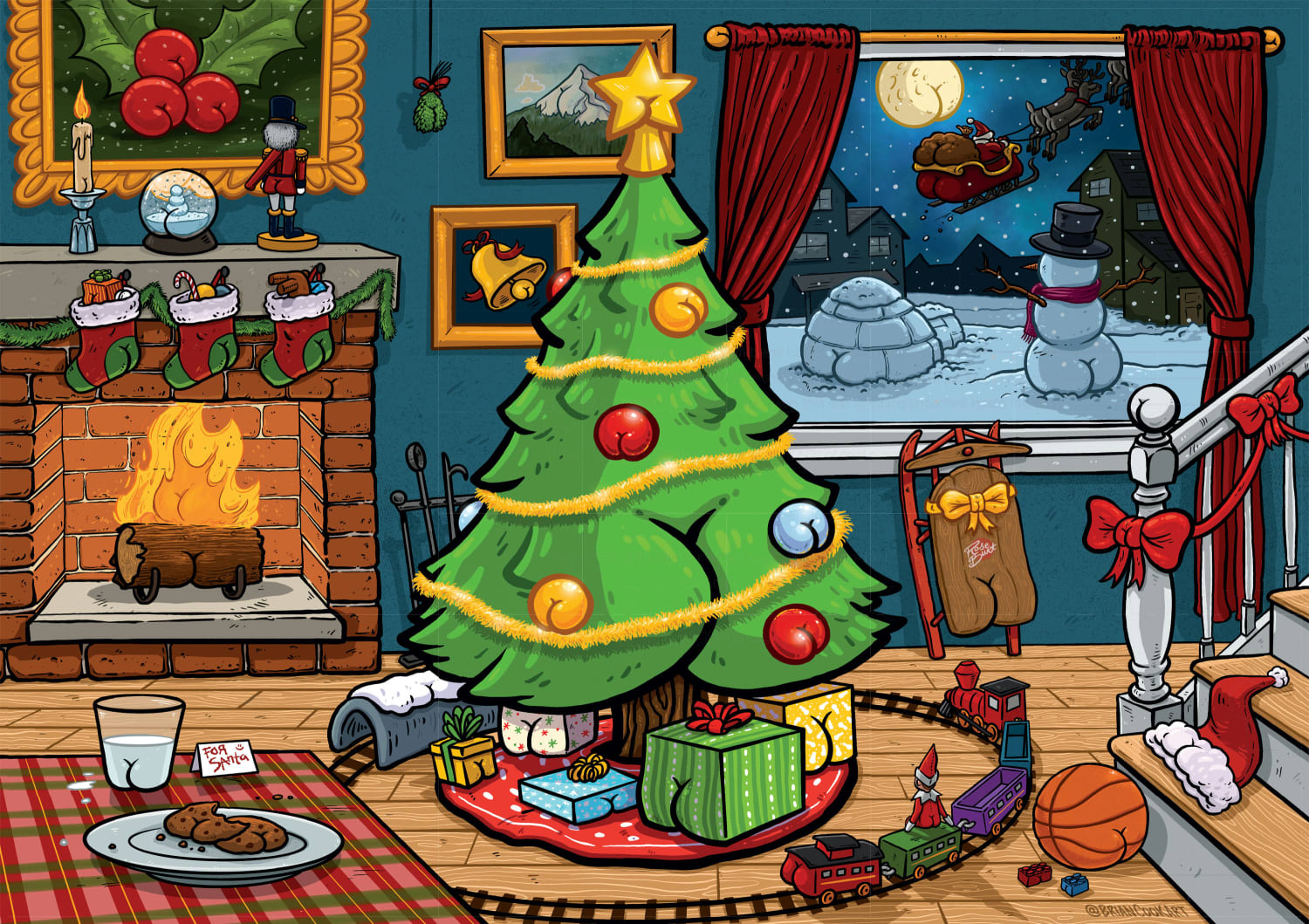 Butts On Things Christmas