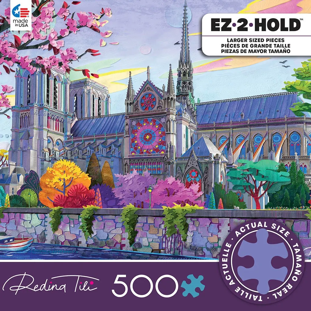 Colorful Notre Dame Landmarks & Monuments