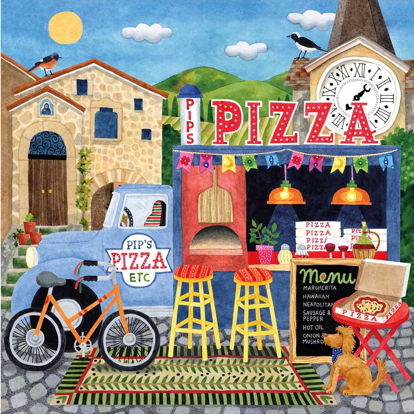 Pips Pizza Truck Food and Drink Jigsaw Puzzle