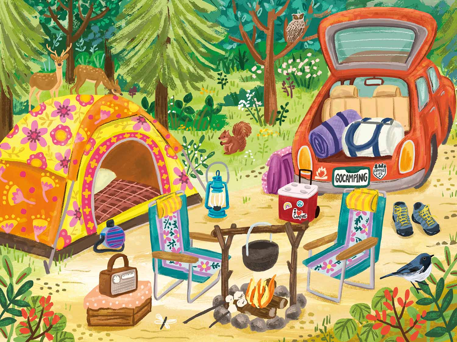 Go Camping! Travel Jigsaw Puzzle