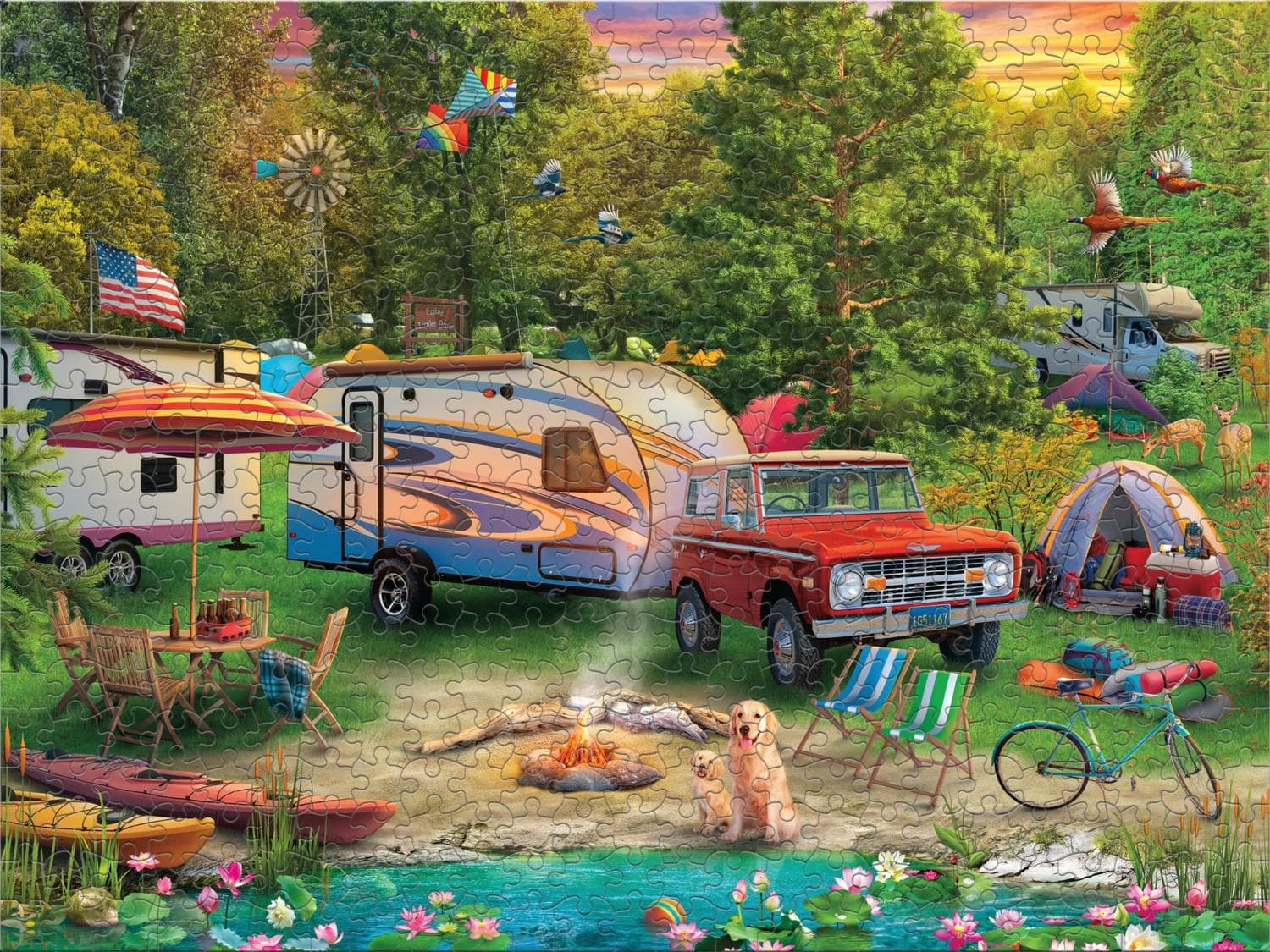 Lakeside Camping