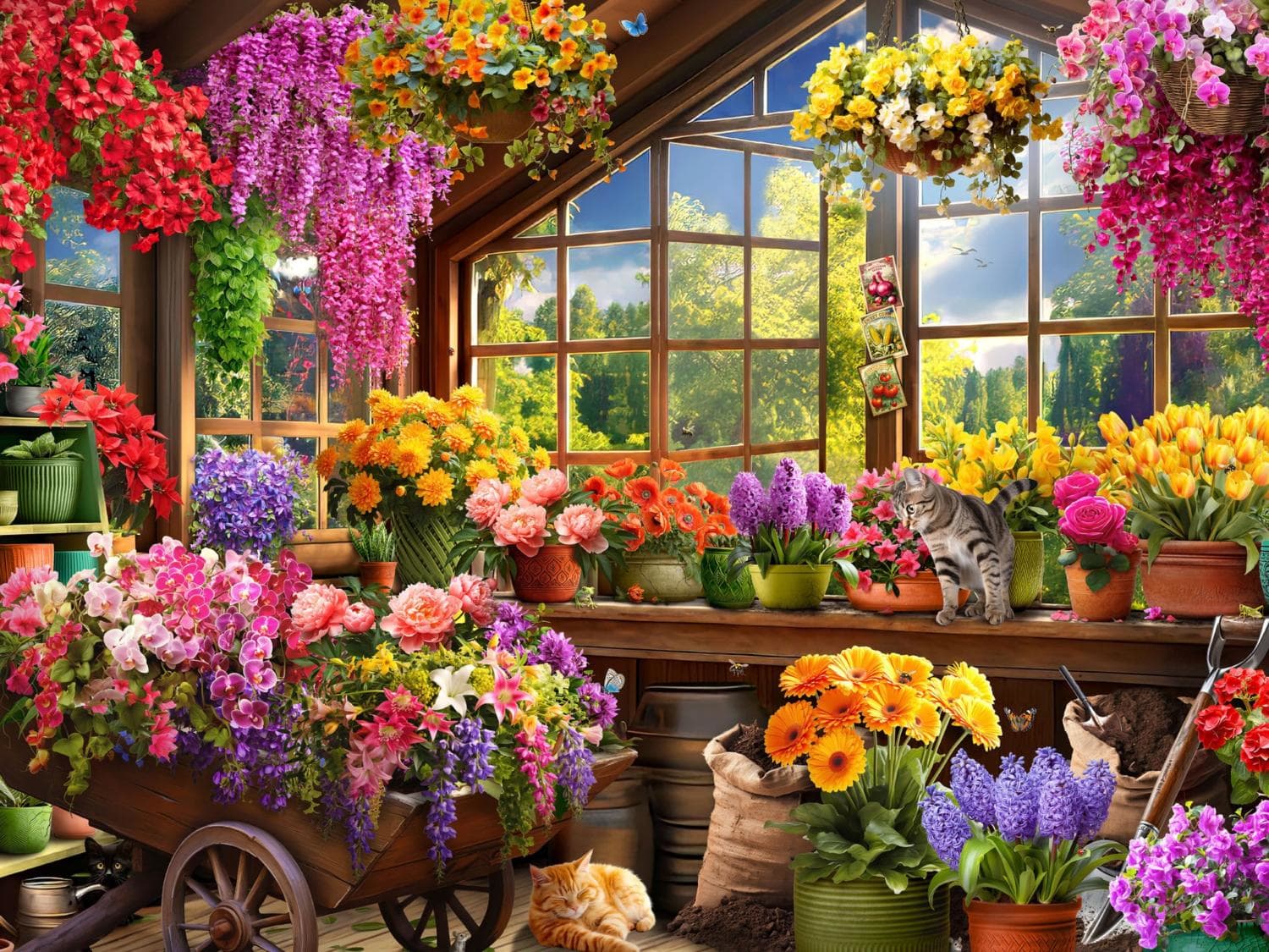 Colorful Potting Flower & Garden
