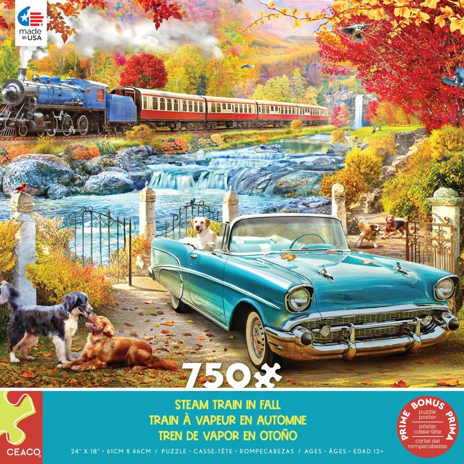 Steam Train In Fall - Scratch and Dent