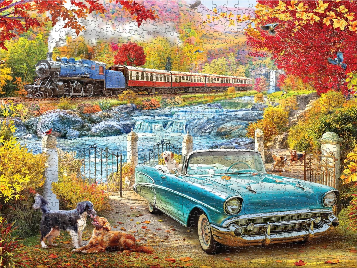 Steam Train In Fall - Scratch and Dent