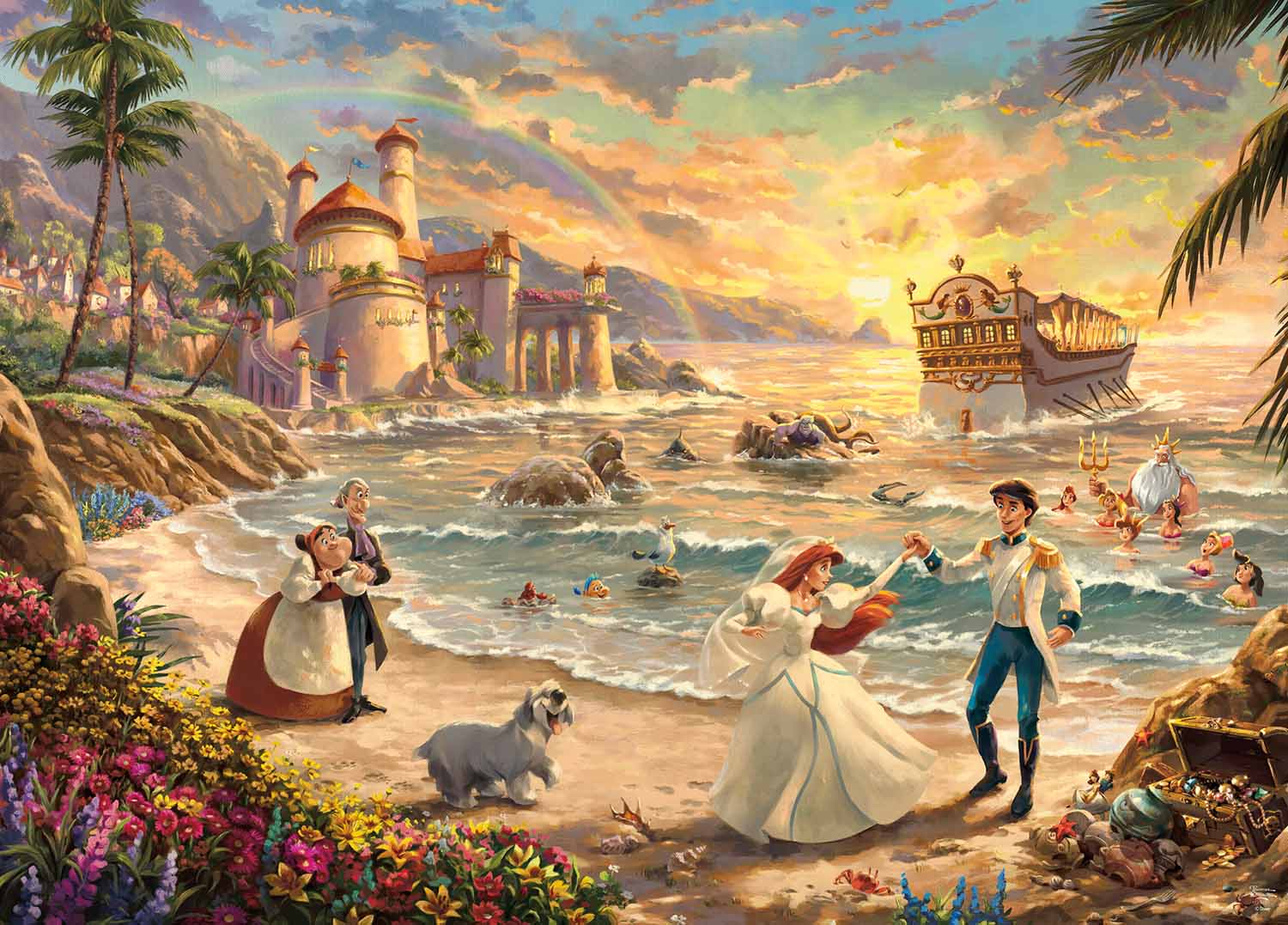 Little Mermaid Celebration Of Love Disney Jigsaw Puzzle