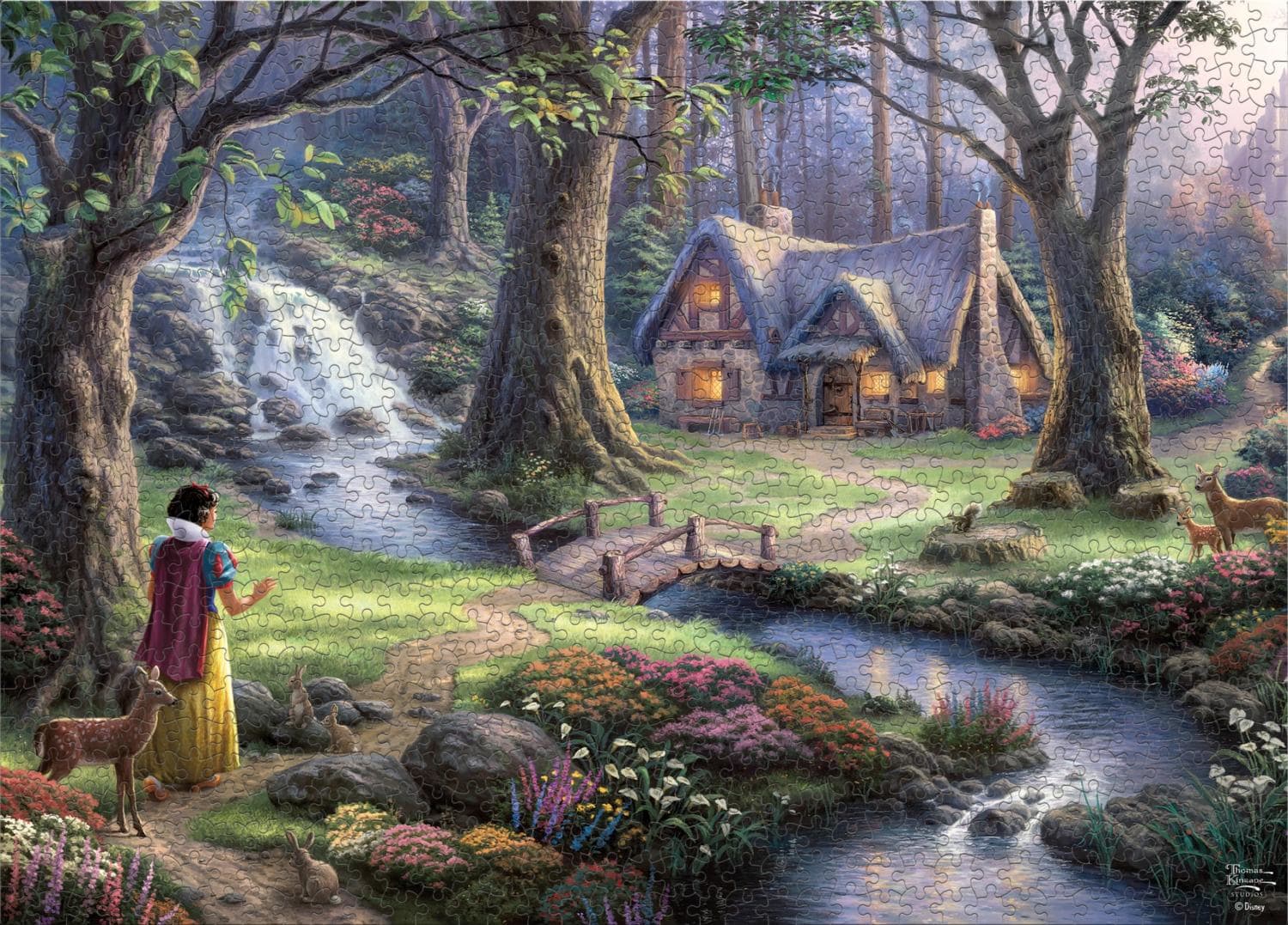Snow White Discovers The Cottage