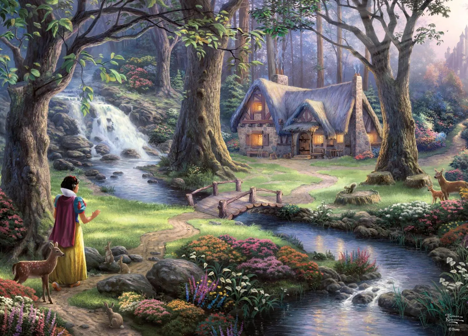 Snow White Discovers The Cottage