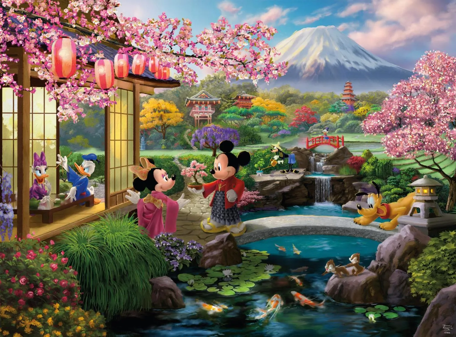 Mickey And Minnie In Japan