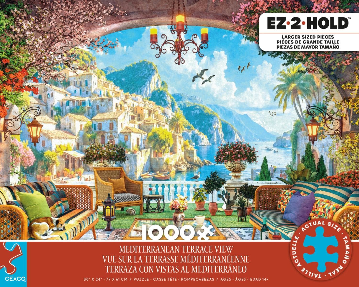 Mediterranean Terrace View Landscape
