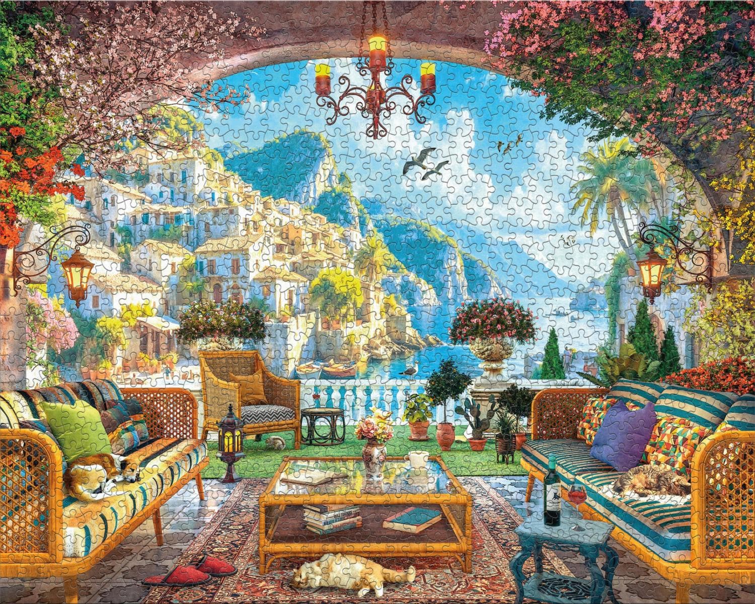 Mediterranean Terrace View