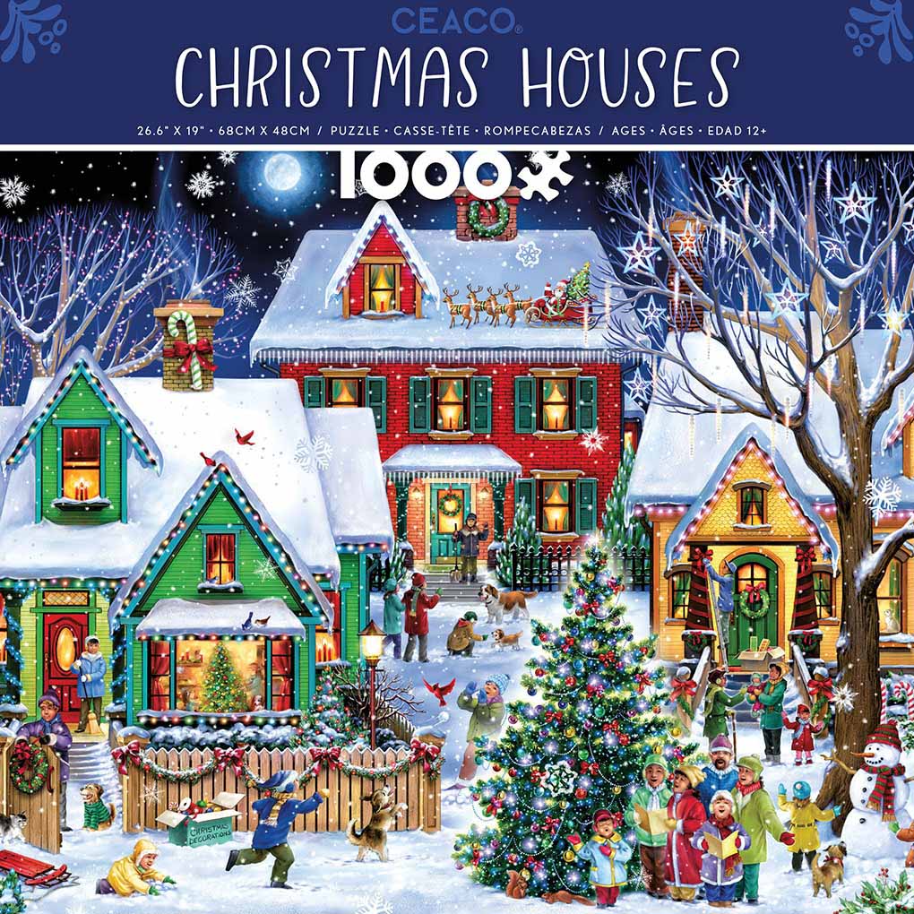 Christmas Houses Christmas Jigsaw Puzzle