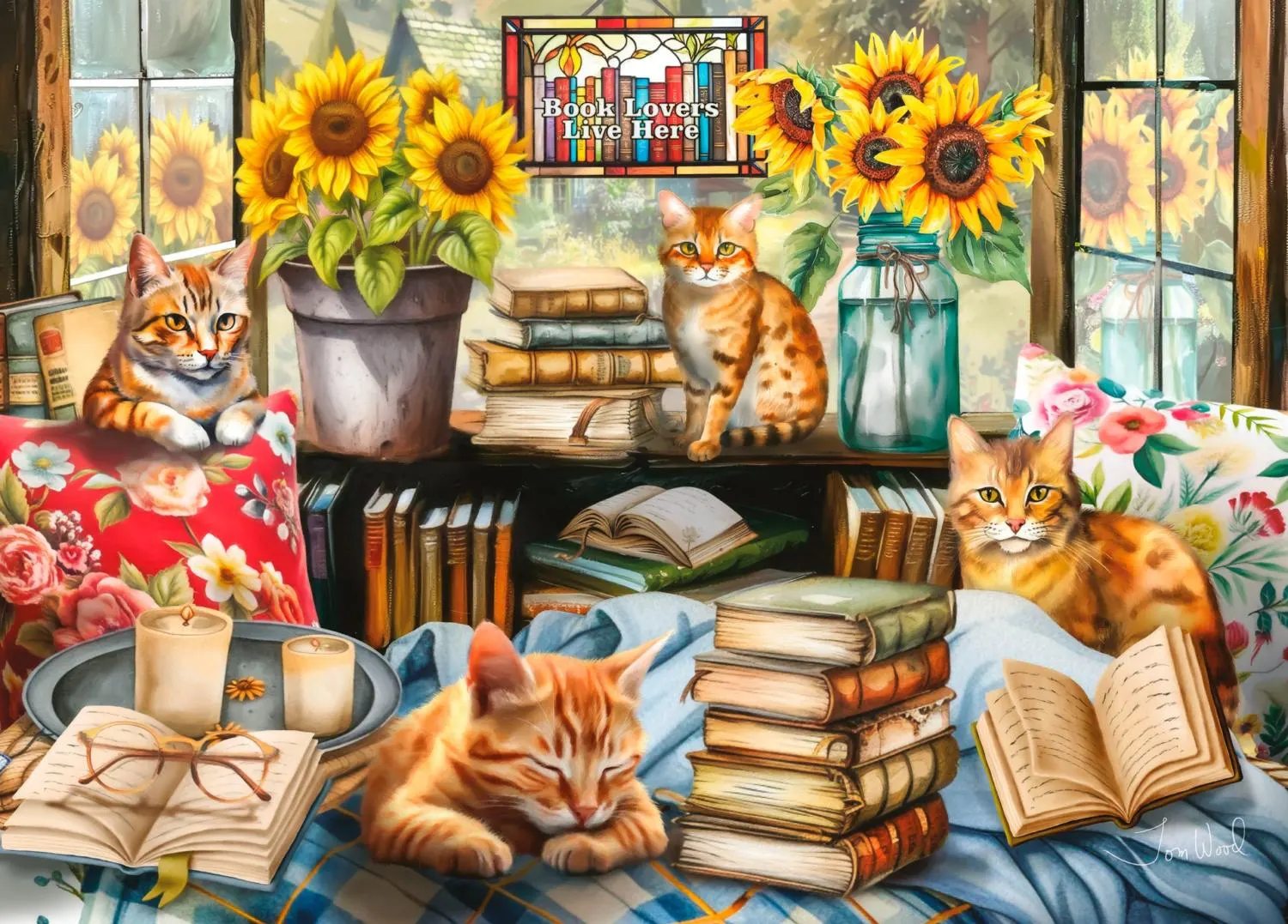 Book Lovers Live Here