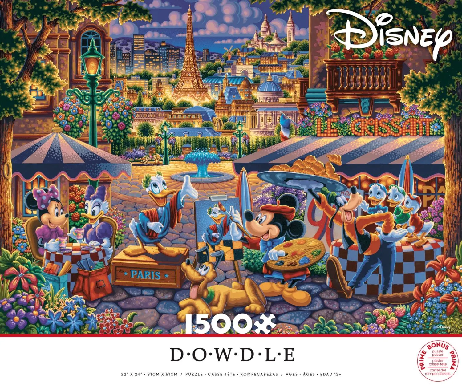 Mickey And Friends Painting In Paris Disney