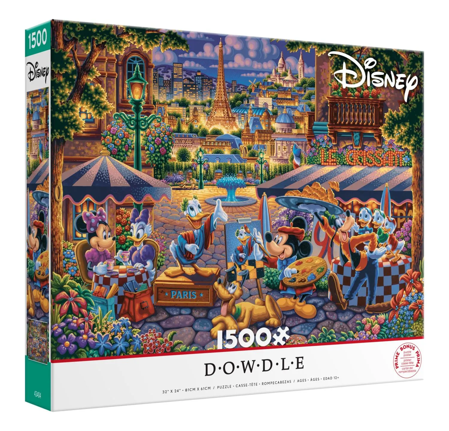 Mickey And Friends Painting In Paris