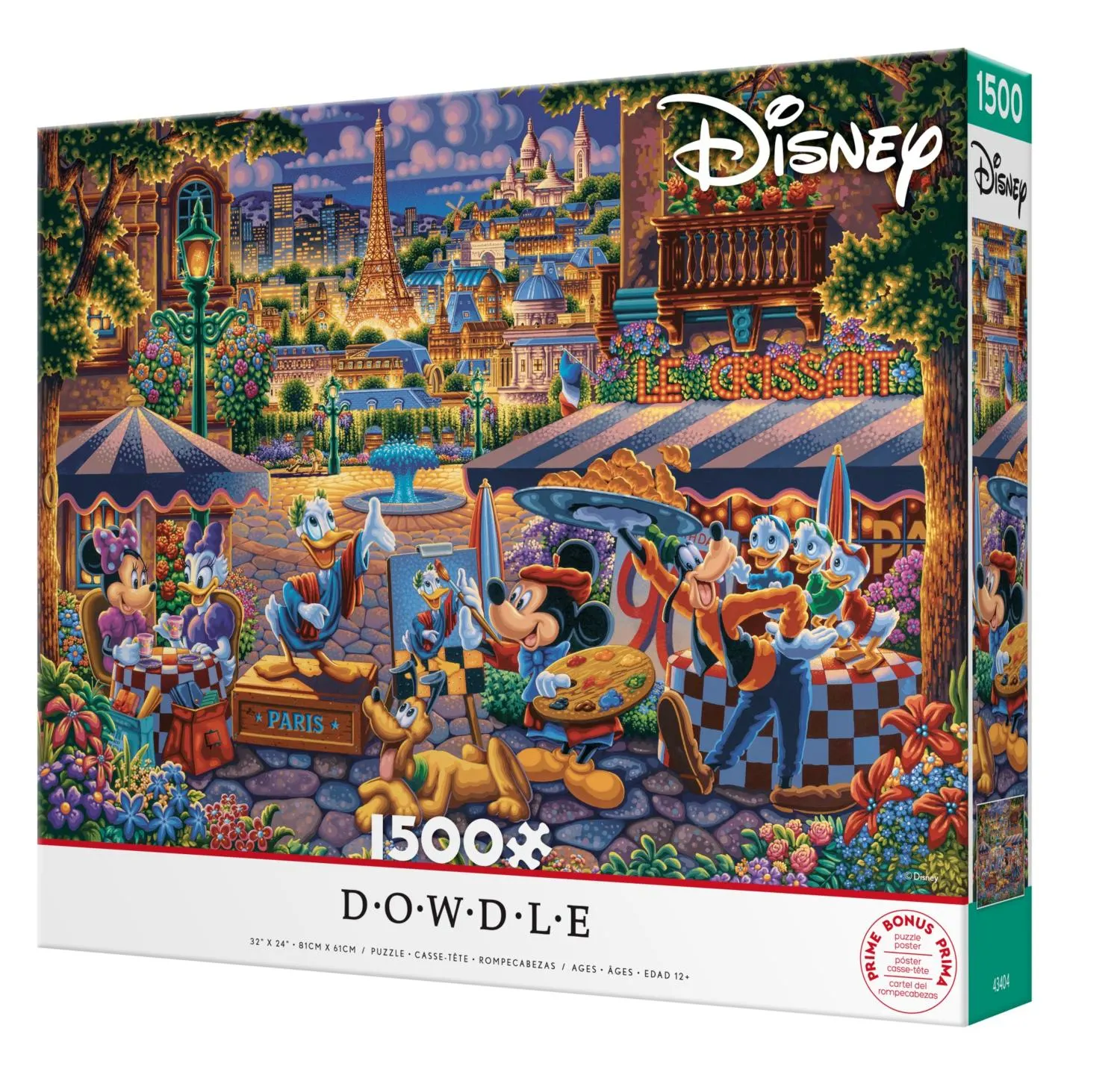 Mickey And Friends Painting In Paris