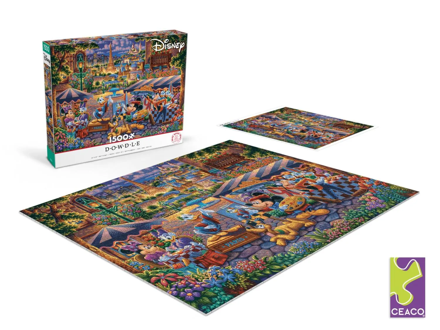 Mickey And Friends Painting In Paris