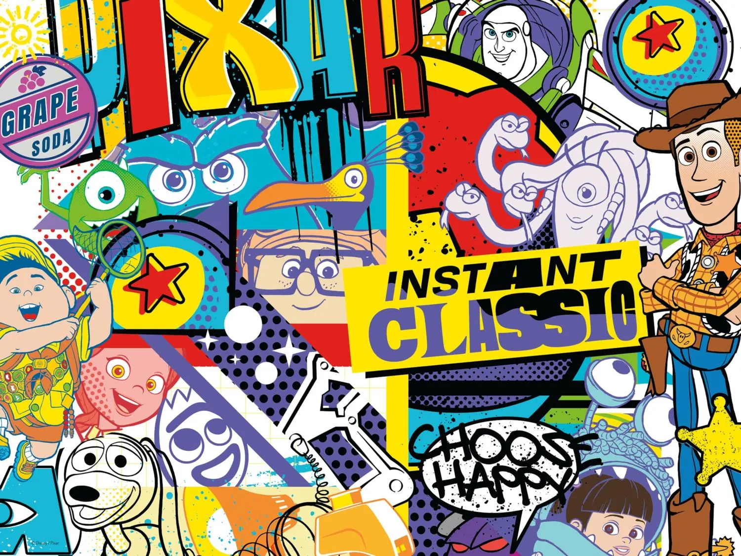 Pixar Grafitti Disney