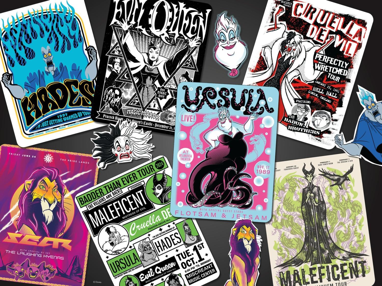 Villains Evergreen Disney