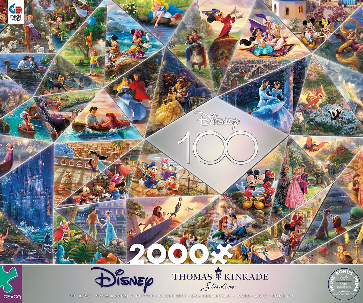 Disney 100th Collage Disney Jigsaw Puzzle