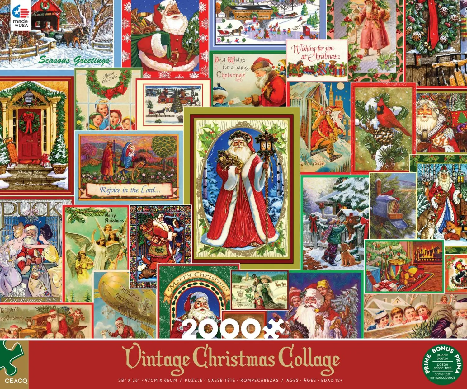 Vintage Christmas Collage Christmas