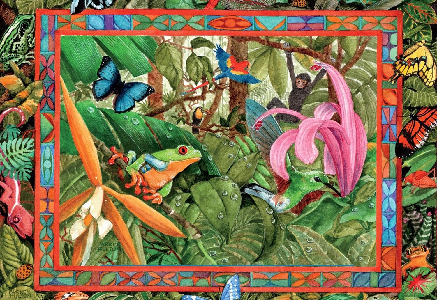 Delightful Rainforest Jungle Animals