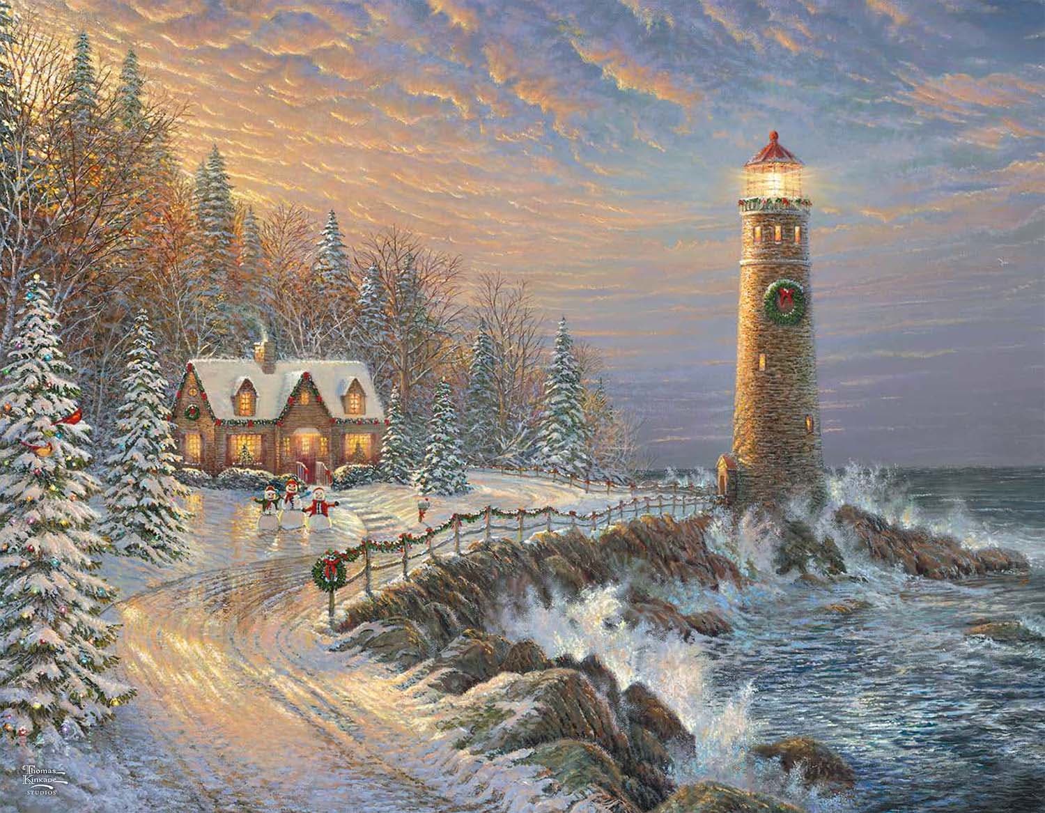 4 In 1 Thomas Kinkade Holiday Collection - Scratch and Dent